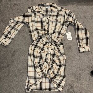 FATE brand flannel dress (New with tags)